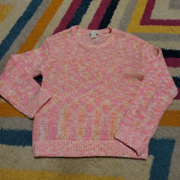 NWOT Girls M(7/8) Falls Creek Pink Cropped Sweater - Picture 1 of 6
